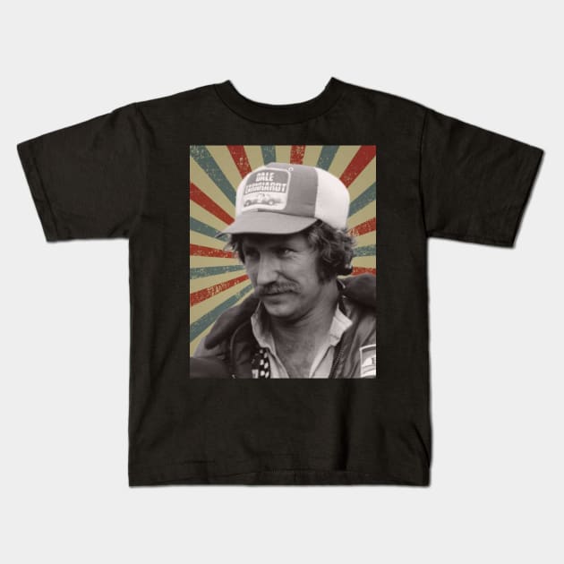 Dale Earnhardt Kids T-Shirt by LivingCapital 